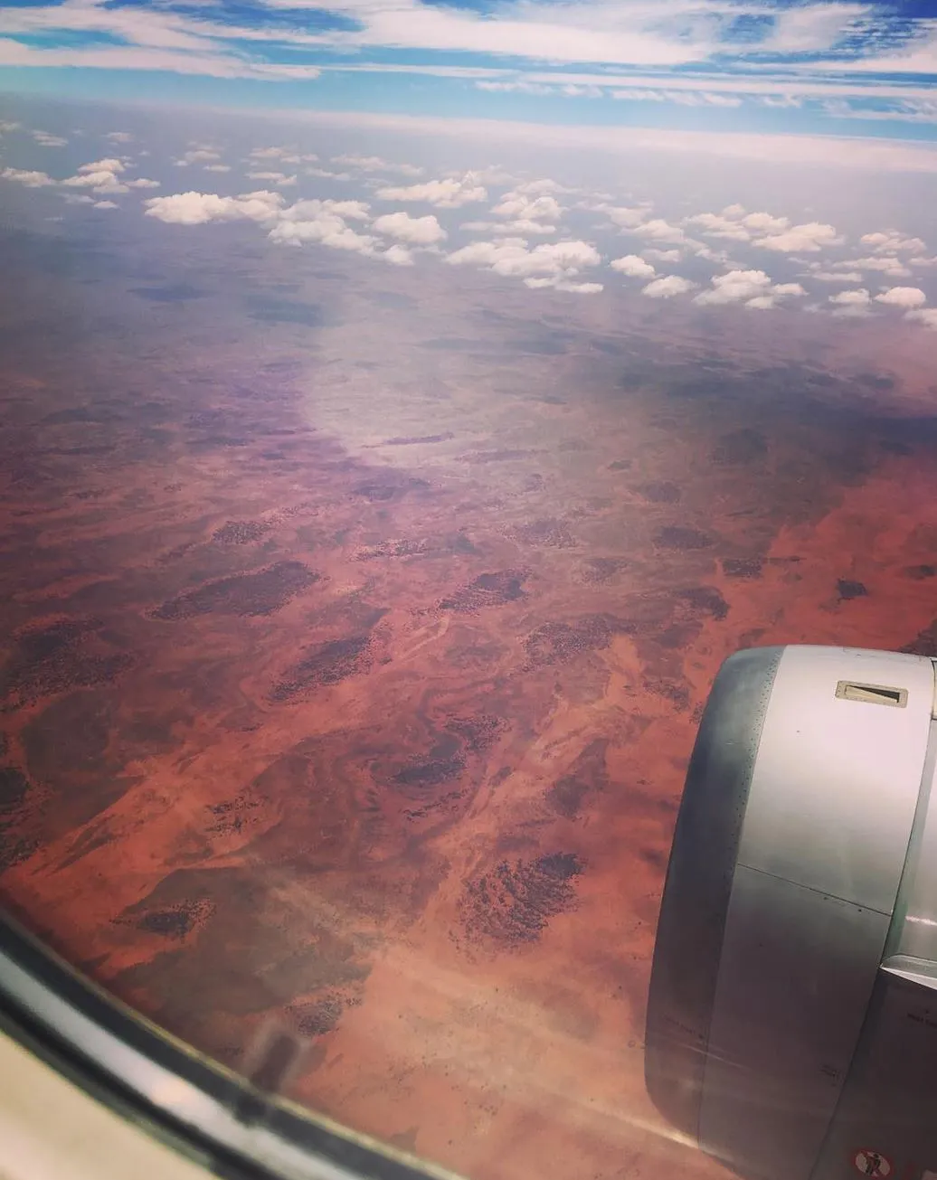 Rain at Uluru